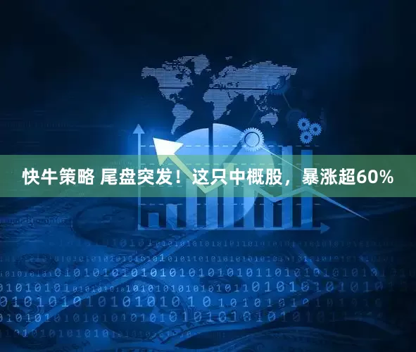 快牛策略 尾盘突发！这只中概股，暴涨超60%
